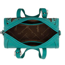 Load image into Gallery viewer, Montana West Wrangler Horseshoe Cutout Mini Boston Crossbody Bag Turquoise WG292-9012TQ