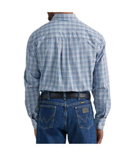 Load image into Gallery viewer, Wrangler GS Blue Plaid LS Button 112338108