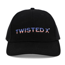 Load image into Gallery viewer, Twisted X Patriotic Letters Cap - Black &amp; American