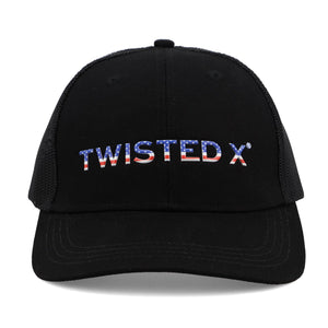 Twisted X Patriotic Letters Cap - Black & American