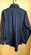 Load image into Gallery viewer, Panhandle Slim Mens Long Sleeve 2 pocket Snap - Black - SMN2S06807