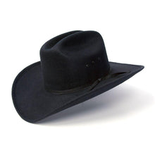 Load image into Gallery viewer, Black Felt Finish Western Cattleman Hat BFF-269BLK-L &amp; BFF-269BLK-M