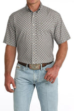 Load image into Gallery viewer, Cinch Mens S/S Print Arenaflex MTW1704175 GRY