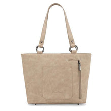 Load image into Gallery viewer, Montana West Embroidered Collection Concealed Carry Tote Tan MW1315G-8317