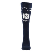 Load image into Gallery viewer, Twisted X Barbed Wire Socks Navy