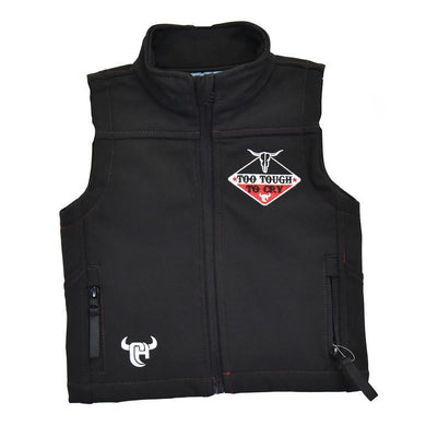 Cowboy Hardware Inf/Tod Too Tough to Cry Polyshell Vest Black 787-234-010
