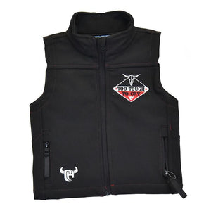 Cowboy Hardware Inf/Tod Too Tough to Cry Polyshell Vest Black 787-234-010