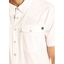 Load image into Gallery viewer, Rock &amp; Roll TEK SS 2PKT SLD Ripstop Snap White BMN3S06797