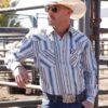 Load image into Gallery viewer, Cinch Mens L/S Stripe Modern MTW1303112 MUL