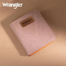 Load image into Gallery viewer, Montana West Wrangler Solid Color Small BI-Fold Wallet RFID Card Holder - Pink &amp; Black WG202-W058