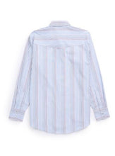 Load image into Gallery viewer, Ely Cattleman Men&#39;s Long Sleeve Textured Stripe Western Snap Shirt- White 2029279