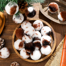 Load image into Gallery viewer, 20pcs Cow Print Christmas Balls Ornaments