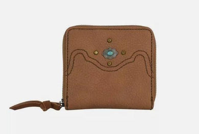 Catchfly Annadale Small Wallet Pebbled Tan 2186559W