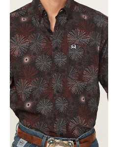 Cinch Men's Arenaflex  Shirt Fireworks Black MTW1704156