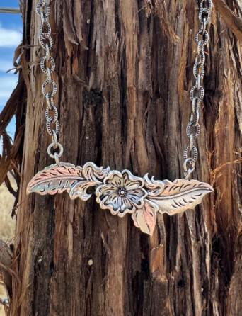 Sterling Kreek Tooled Flower Jewelry
