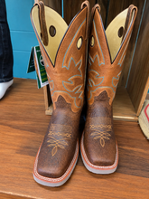 Load image into Gallery viewer, Smoky Mountain Mens Boots Brown/Burnt Orange SMB-4634-BRBOR