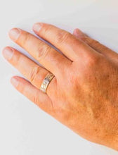 Load image into Gallery viewer, Kelly Herd Men&#39;s Engraved Western Wide Band Ring size 13