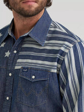 Load image into Gallery viewer, WRG FA26 West Men Vintage Denim LS BLU-607 112382001