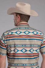 Load image into Gallery viewer, Roper Men&#39;s West Made Collection S/S Aztec Prt Snap 0300200670252BR