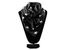 M&F Western Products Wild Rag Black w/ White stars