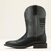 Load image into Gallery viewer, ARIAT MENS CIRCUIT PATRIOT WST BLK NT