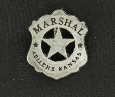 M&F  Marshal Badge Abilene KS 28226