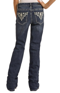 Rock & Roll Dark Wash W/Ivory Aztec RRGD4MRZPW