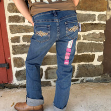 Load image into Gallery viewer, Rock&amp;Roll Pleather Emb Bootcut Color 202 BG4MD09173