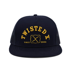 Twisted X Classic Trucker Cap - Navy & Yellow