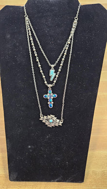 Icon Stanridge Gap Turquoise Silverton layered Necklace