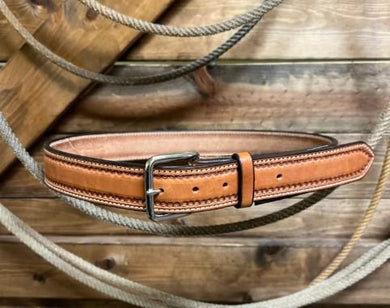 Texas Saddlery Saddle Tan Smooth Border Stamped 1W22
