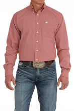 Load image into Gallery viewer, Cinch Men&#39;s Medallion Print Button-Down Western Shirt - Red MTW1105871