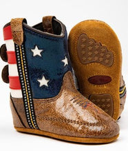 Load image into Gallery viewer, Boot Barn Infant Boys' Flag Poppet Western Boots - Round Toe 10156D