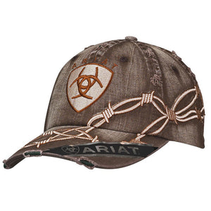 Ariat Barbed Wire Patch Hat