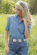 Cruel Denim Womens S/S Denim Indigo CTW7475002