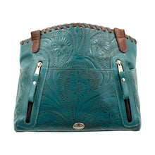 Load image into Gallery viewer, American West Lariats and Lace Zip Top Tote 7316780C