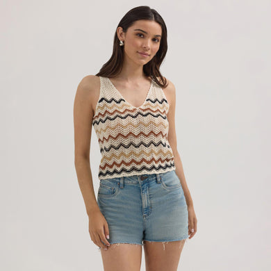 Wrangler Women's Crochet Sweater Tank 112364720