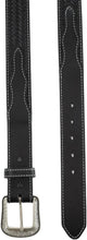 Load image into Gallery viewer, Heritage Leather Black 3pc Basketweave Center 2332