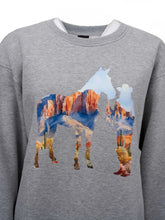 Load image into Gallery viewer, Outback Mountain Silhouette Sweatshirt 40381-HGY
