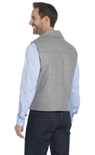 Load image into Gallery viewer, Cripple Creek Dove Grey Wool Melton Snap Front Collared Vest  CR39066-45