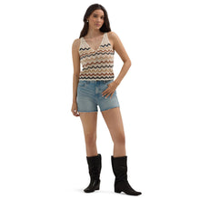 Load image into Gallery viewer, Wrangler Women&#39;s Crochet Sweater Tank 112364720