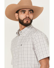 Load image into Gallery viewer, Cinch Men&#39;s Plaid Print Short Sleeve Button-Down Arenaflex Western Shirt MTW1725002
