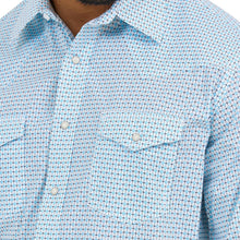 Load image into Gallery viewer, Wrangler® 20X® Competition Advanced Comfort Long Sleeve Shirt - Classic Fit - Turquoise 112365390