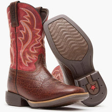 Load image into Gallery viewer, Durango 8" Kids Shiloh Mahogany and Dynamite Red DBT0251C
