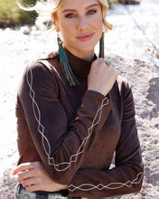 Load image into Gallery viewer, Cruel Denim Ladies L/S Top 9/26 Brown CTK7549001