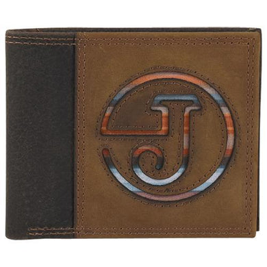 Justin Slim Bifold Wallet Serape Inlay 22054842W11