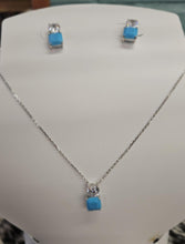 Load image into Gallery viewer, Kelly Herd Sleeping Beauty Stone Pendant Jewelry Set