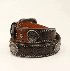 Ariat Kids Heart Concho Belt