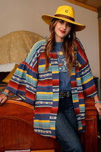 Load image into Gallery viewer, Cruel Southwestern Serape Kimono CTW7365002MUL