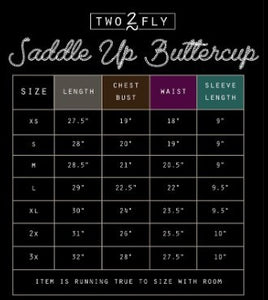 2 Fly Co Saddle Up Buttercup Top